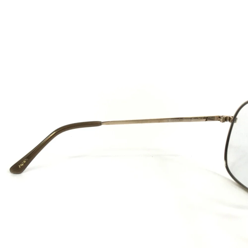 Vintage Serengeti Sunglasses Mens 5078M Species Gold Aviator Blue Photochromic